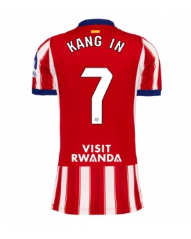 Atletico Madrid Lee Kang-in #7 Maglia Gara Casa Repliche 2026-27 Donna Maniche Corte Atletico Madrid Lee Kang-in #7 Maglia Gara Casa Repliche 2026-27 Donna Maniche Corte